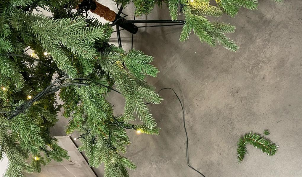 Delar av Star Tradings grenar föll av under testet. Foto: Eurofins